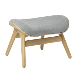 Ottoman in Oak - A Conversation Piece, Sterling