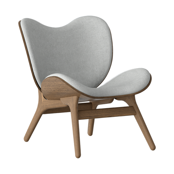 Low Lounge Chair in Dark Oak - A Conversation Piece