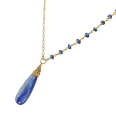 Long Blue Kyanite Necklace - Limited Edition