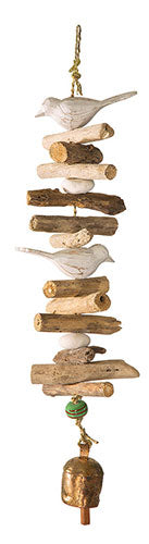 Driftwood Double Bird Chime