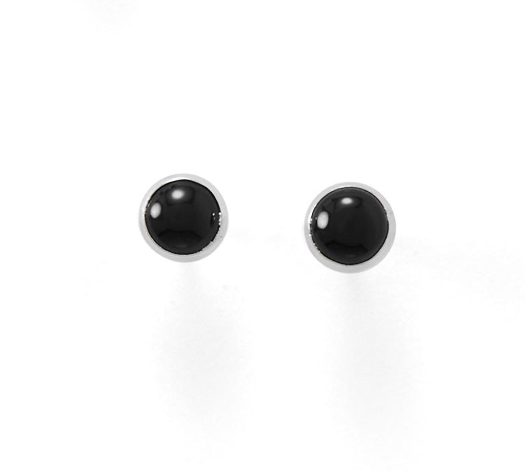 Small Gemstone Stud Earrings, Choice of Stone