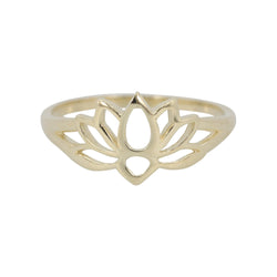 Gold Lotus Ring