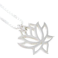 Open Design Lotus Flower Necklace