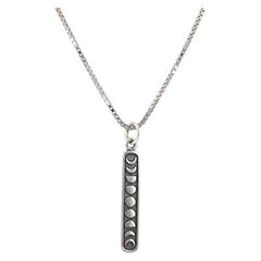 Vertical Moon Phase Necklace
