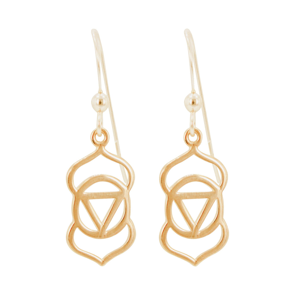 Gold Chakra Earrings