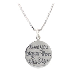 Love You More Double Sided Necklace