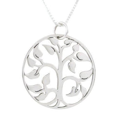 Round Large Tree of Life Necklace
