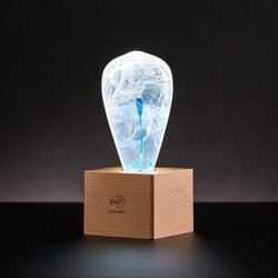 Blue Drop Lamp - Bulb and Base