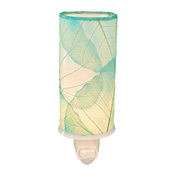 Cylinder Leaf Nightlights, sea blue