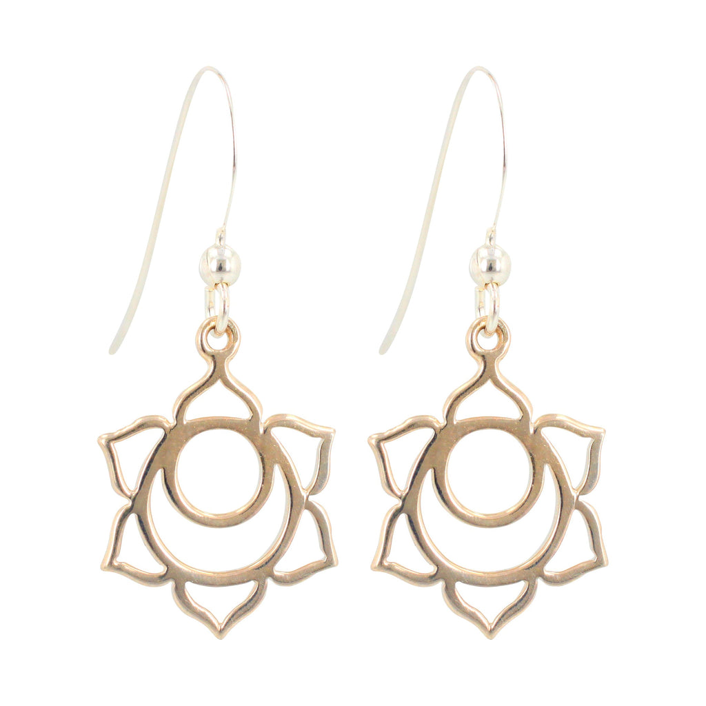 Bronze Chakra Earrings