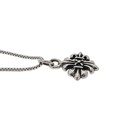 Fleur D'Amour Sterling Silver Pendant 20