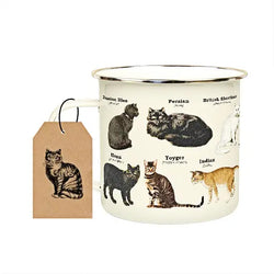 Cats Enamel Mug