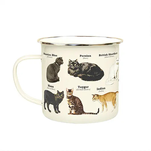 Cats Enamel Mug