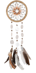 Capiz Dreamcatcher Chime - Flower Large