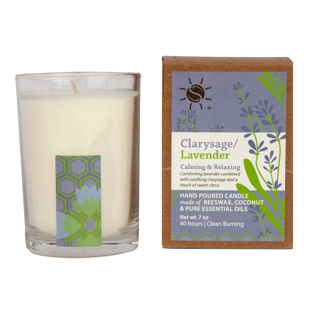Clarysage Lavender Aromatherapy Filled Candle