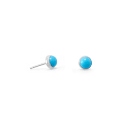 Small Gemstone Stud Earrings, Choice of Stone