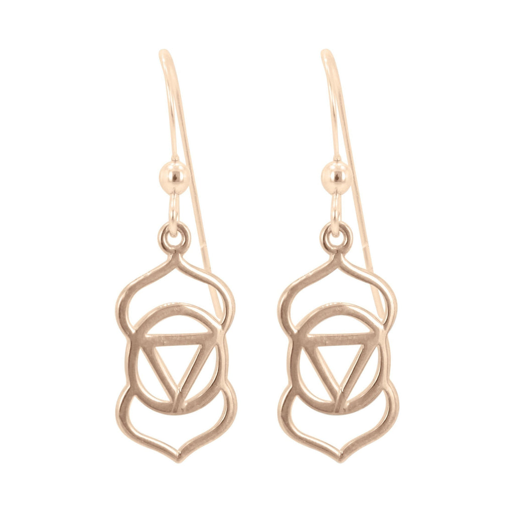 Bronze Chakra Earrings