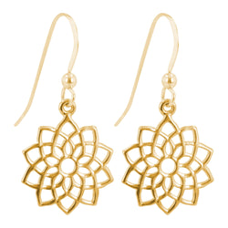 Gold Chakra Earrings