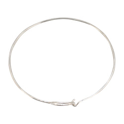 Charm Bracelet Bangle in Sterling Silver