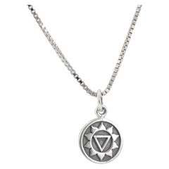 Sterling Silver Solar Plexus Chakra Necklace