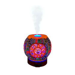 Handcrafted Ultrasonic Essential Oil Diffusers (Tribal Sun)