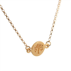 Delicate Gold Tree of Life Necklace