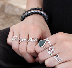 Criss Cross Ring in Sterling Silver