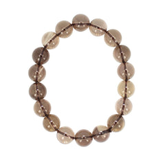 Grounding & Protection Bracelet - 10mm Smokey Quartz Bracelet