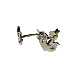 Limited Edition Small Lotus Bud Flower Stud Earrings in Sterling Silver