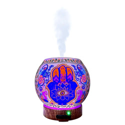 Handcrafted Ultrasonic Essential Oil Diffusers (Hamsa)