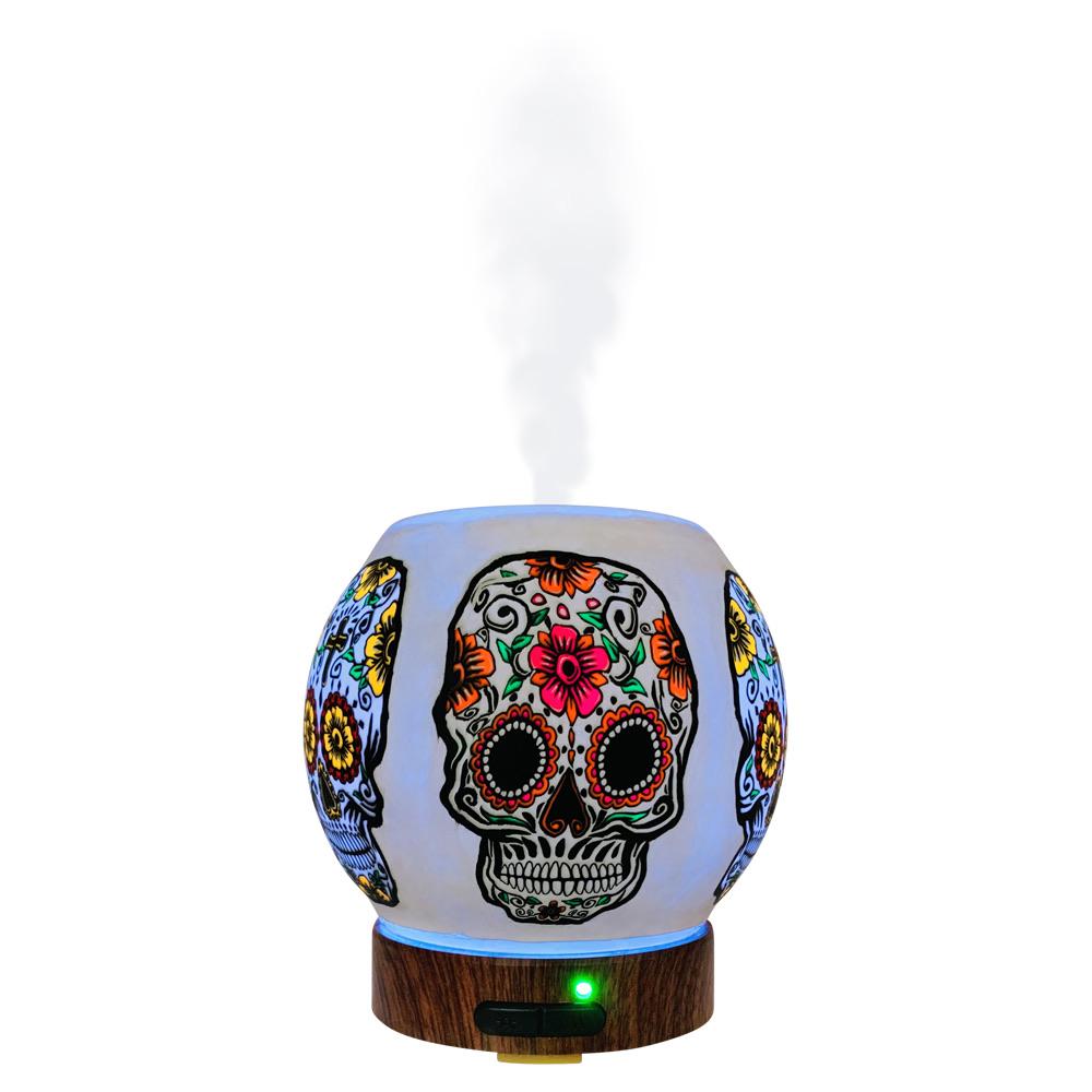 Handcrafted Ultrasonic Essential Oil Diffusers (Sugar Skull)