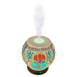Handcrafted Ultrasonic Essential Oil Diffusers (Hamsa)