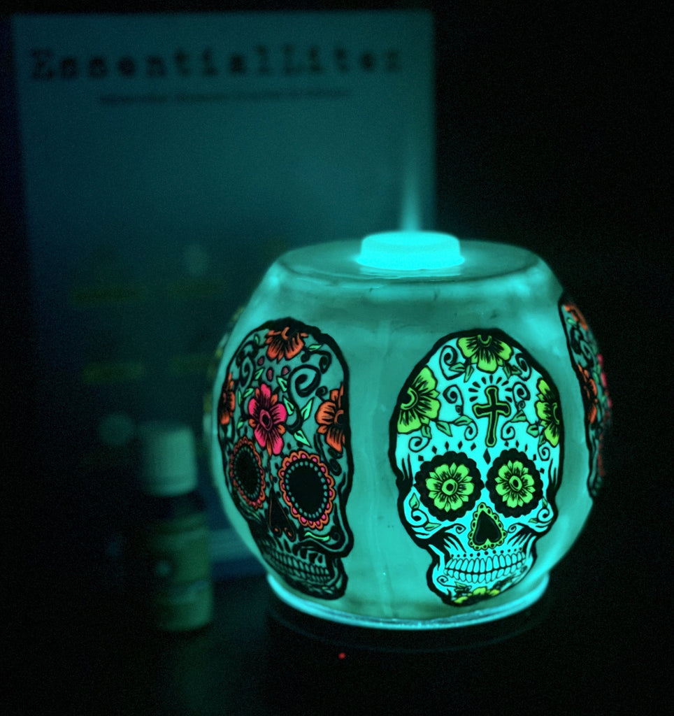 Handcrafted Ultrasonic Essential Oil Diffusers (Sugar Skull)