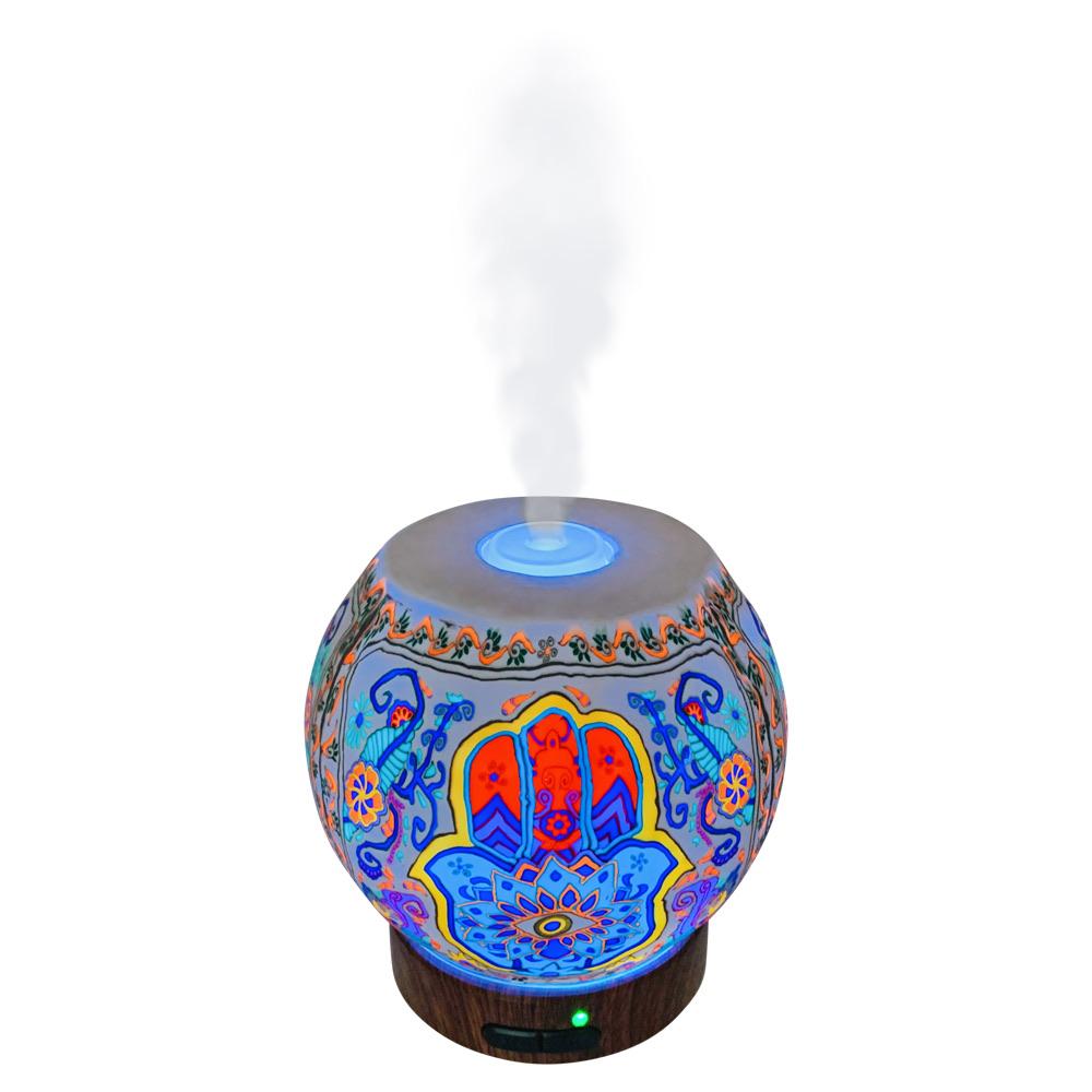 Handcrafted Ultrasonic Essential Oil Diffusers (Hamsa)