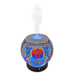 Handcrafted Ultrasonic Essential Oil Diffusers (Hamsa)