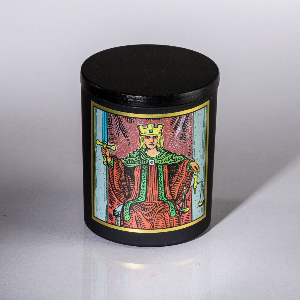 8.5oz Justice Tarot Candle