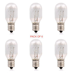 Himalayan Salt Lamp Bulb  Long Lasting Certified 15 Watt  - Pack of 6