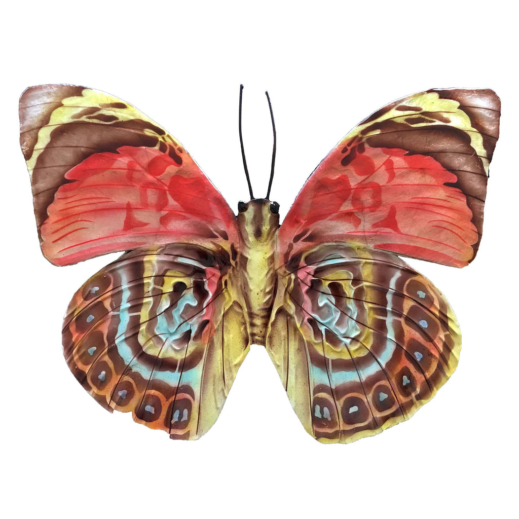 Butterfly Wall Decor Red Multi Color