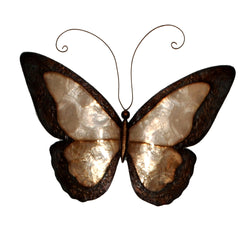 Wall Butterfly Bordered Earth-tone