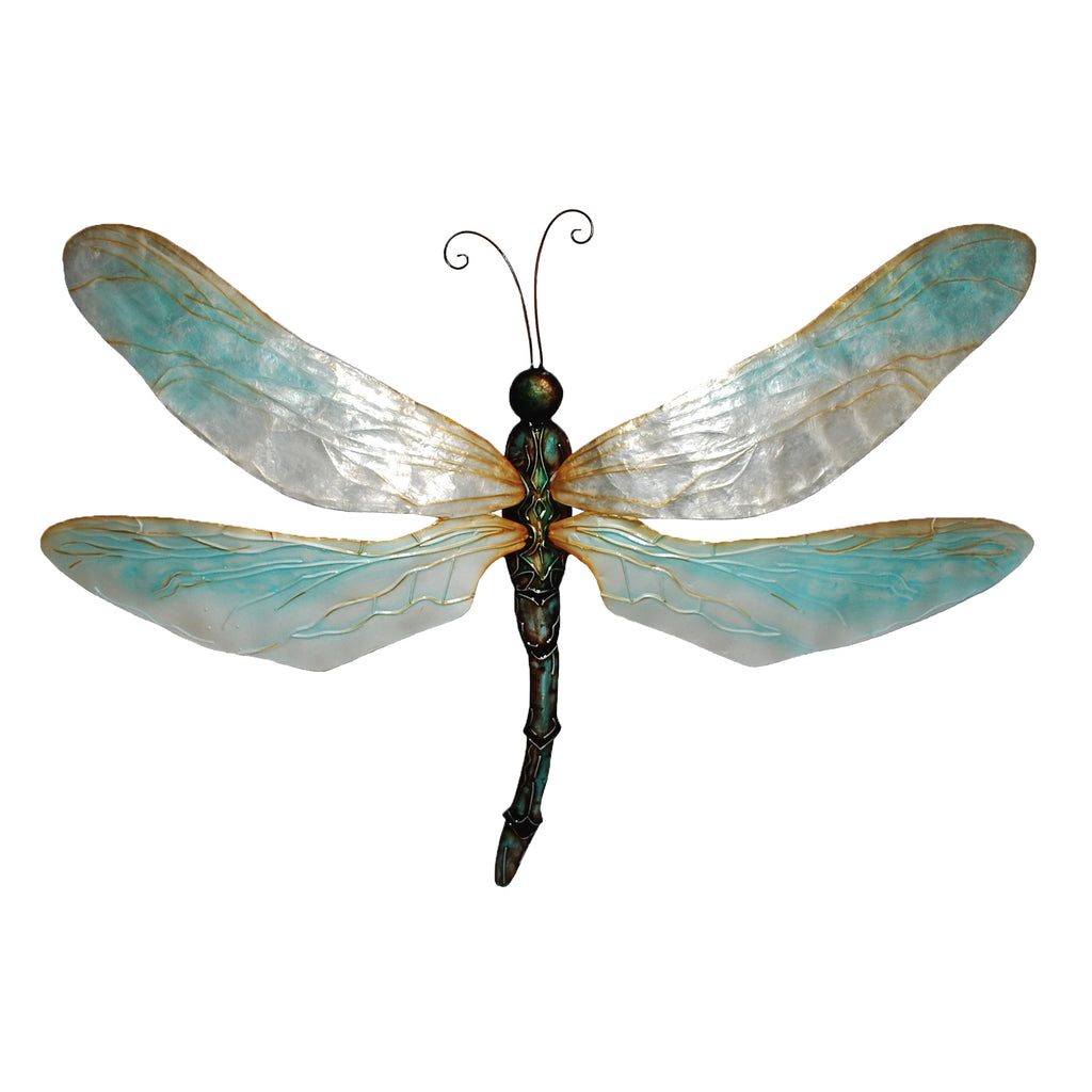 Dragonfly Wall Decor Large Pearl