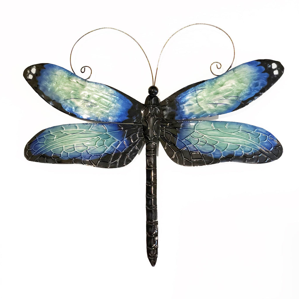 Dragonfly Wall Decor Blue And Black