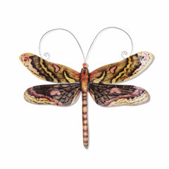 Dragonfly Wall Decor Multi Color Brown