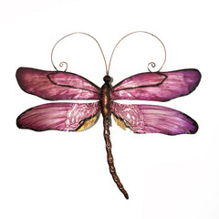 Dragonfly Wall Decor Purple