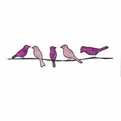 Birds On A Wire Purple
