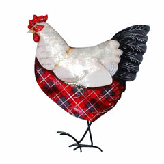 Chicken Wall Decor Red White And Blue