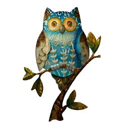 Owl Wall Art, Blue