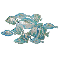 Fish Rustic Wall Decor Giant Sea Blue