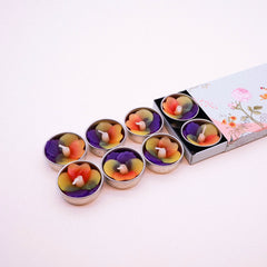 Purple pansy Scented Tealights