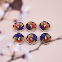 Purple pansy Scented Tealights