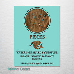 Zodiac Wall Hanging - Pisces